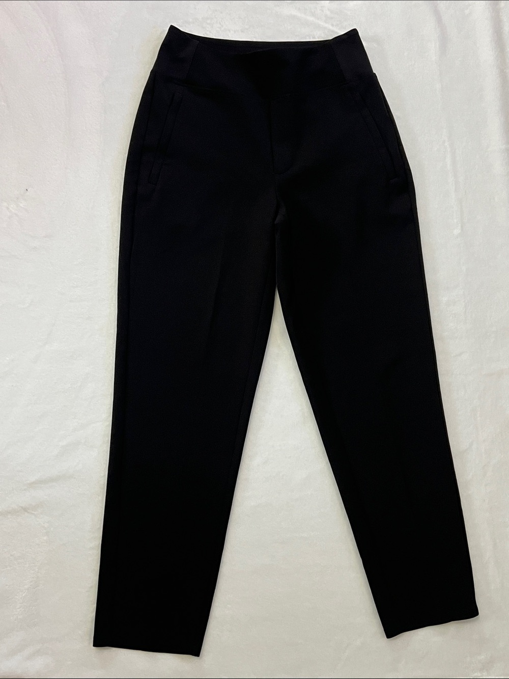 Athleta Black Straight-Leg Dress Pants size 0